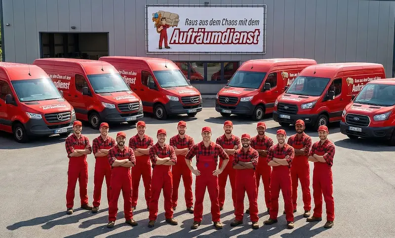 Aufräumdienst Team
